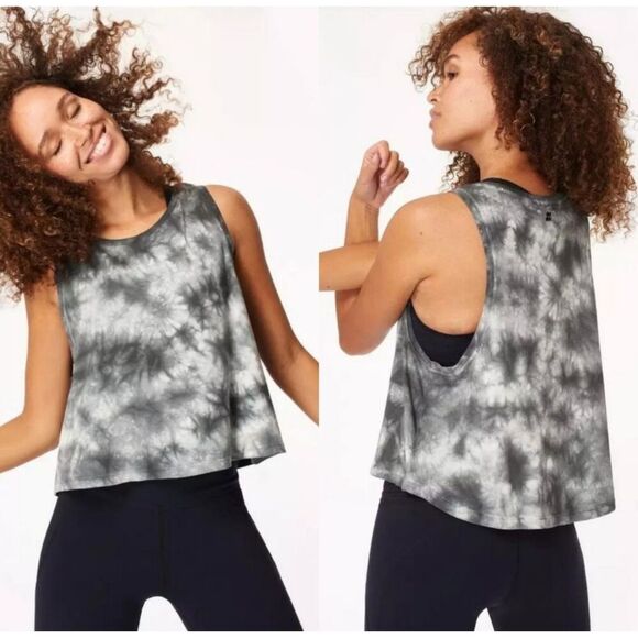 Sweaty Betty Tops - Sweaty Betty Women's Swing Tank Tie Dye Size Medium Oversized Lightweight